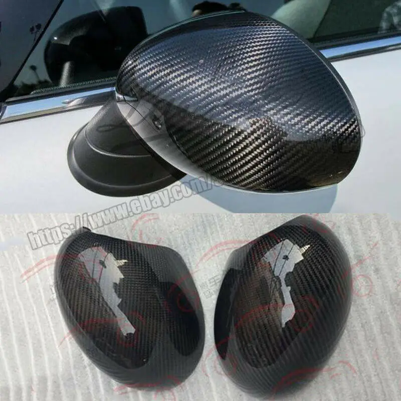 For BMW Mini Cooper R56 Real Carbon Fiber Side Mirror Cover 2Pcs