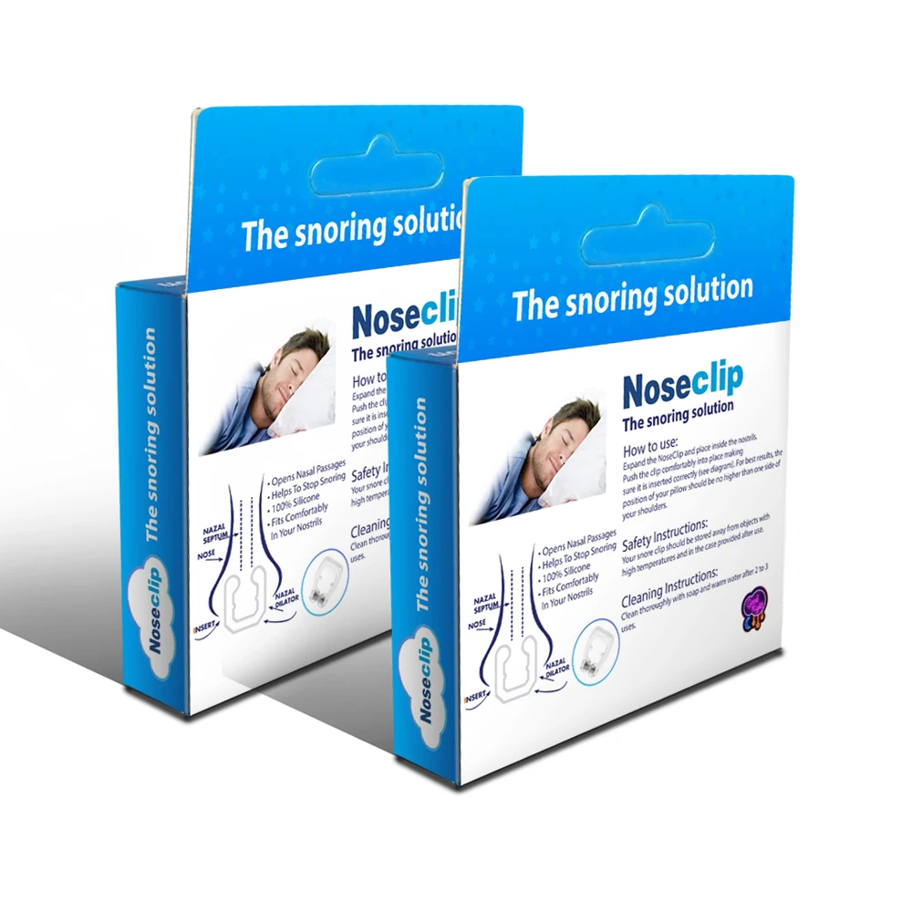 1pcs/Box Magnetic Anti Snoring Nose Clip Reduce Snore Nasal Dilator Device Better Breath Relax Sleeping Antisnoring Solution Aid