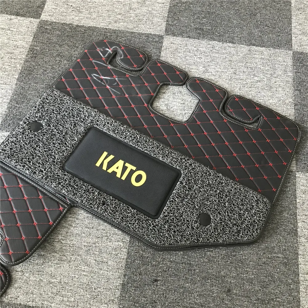 For Floor MATS  Kato  HD512-1/2/3/HD700  Excavator Kato Excavator Carpet Parts FREE SHIPPING