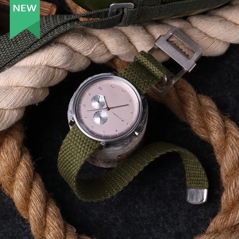 Onthelevel New Design Cavans Long Watch Strap 19mm 20mm Watchband Firm For Fashion Watches With Quality Steel Gift For Man image 4