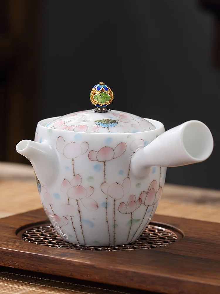 

Ceramic Teapot Charm Cute Chinese with Infuser for Loose Tea Kung Fu Teapot Container Zaparzacze Do Herbaty Teaware BD50TT