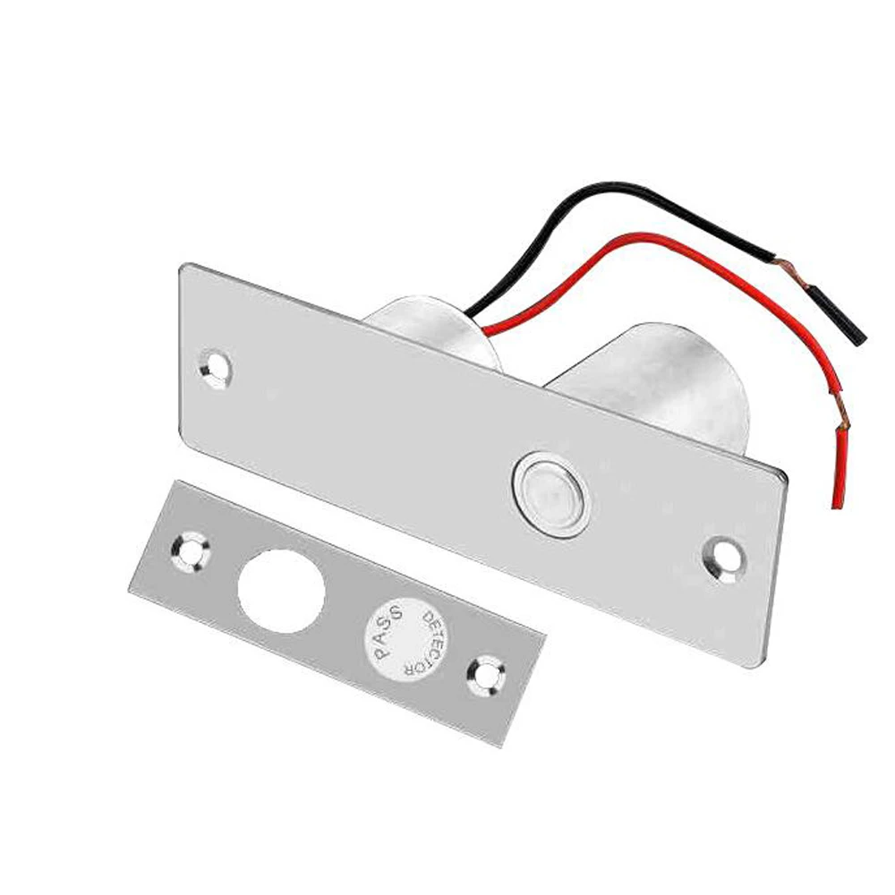 Imagem -02 - Mini Elétrica Parafuso Lock dc 12v Solenóide Fechadura da Porta Elétrica Fácil de Instalar Aço Inoxidável