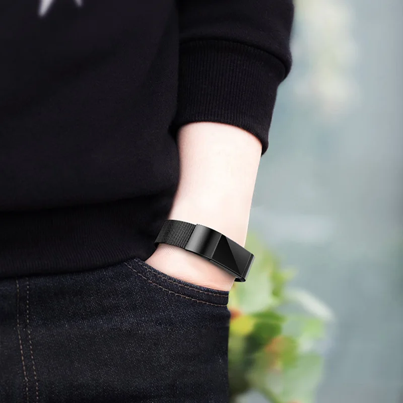 โลหะ Fitbit Charge 3 4 SE สำหรับ Fitbit Charge 2อุปกรณ์เสริมสร้อยข้อมือสายคล้องคอสำหรับสมาร์ท Fitbit wacthband