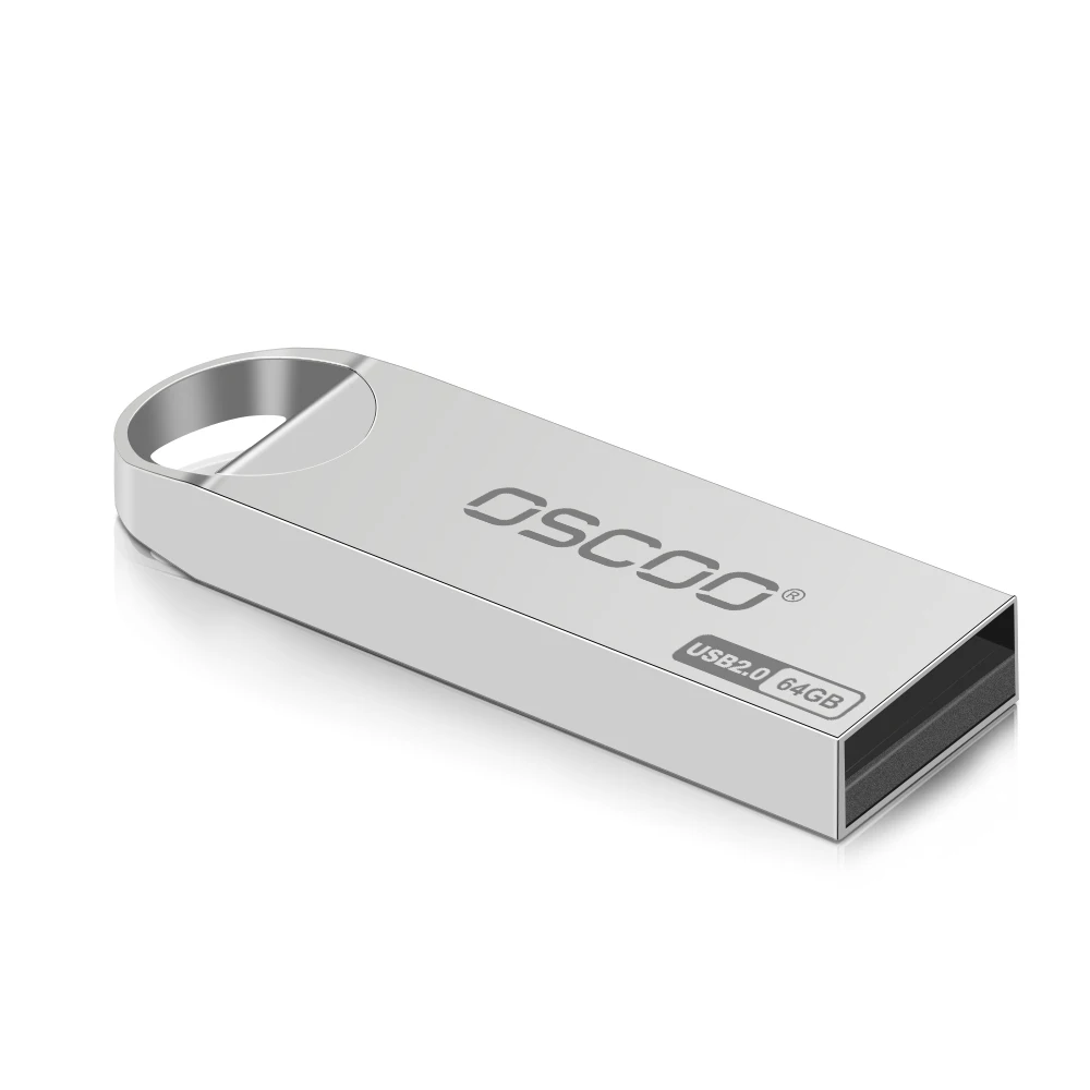 

OSCOO Key USB Flash Drive 8GB 16GB 32GB 64GB Metal Pen Drive USB 2.0 Memory Stick Disk