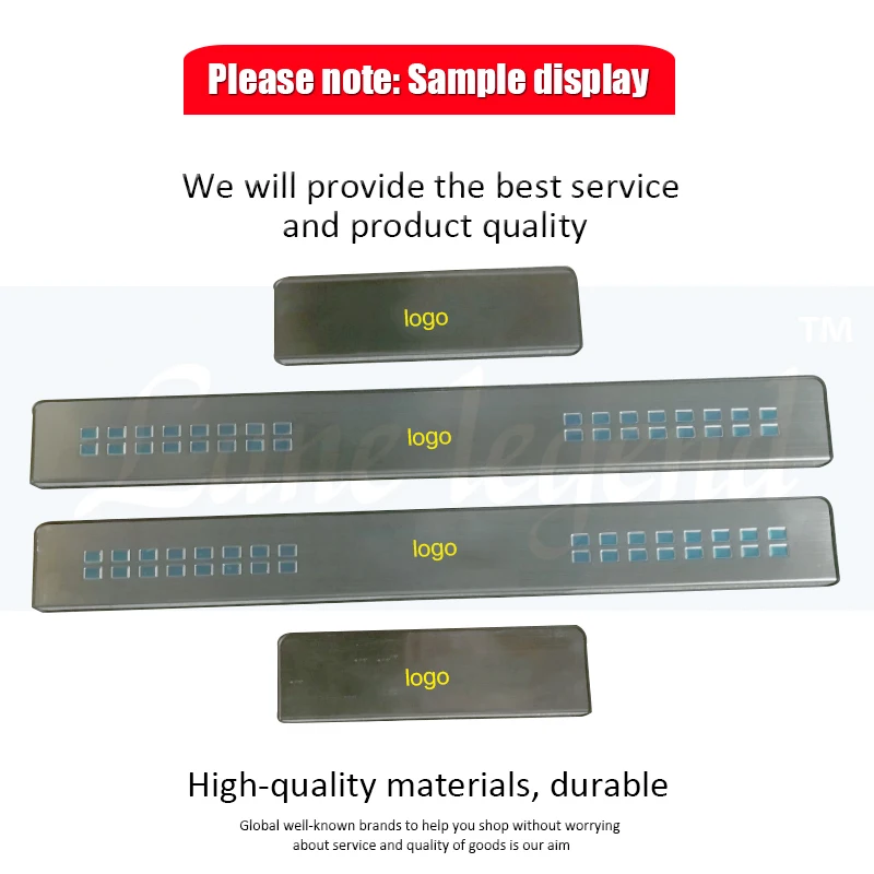 For Mg Zs EV 2020 Car Door Sill Scuff Plate Trim Auto Protector Accessories Stainless Steel Styling Sticker 2017-2021