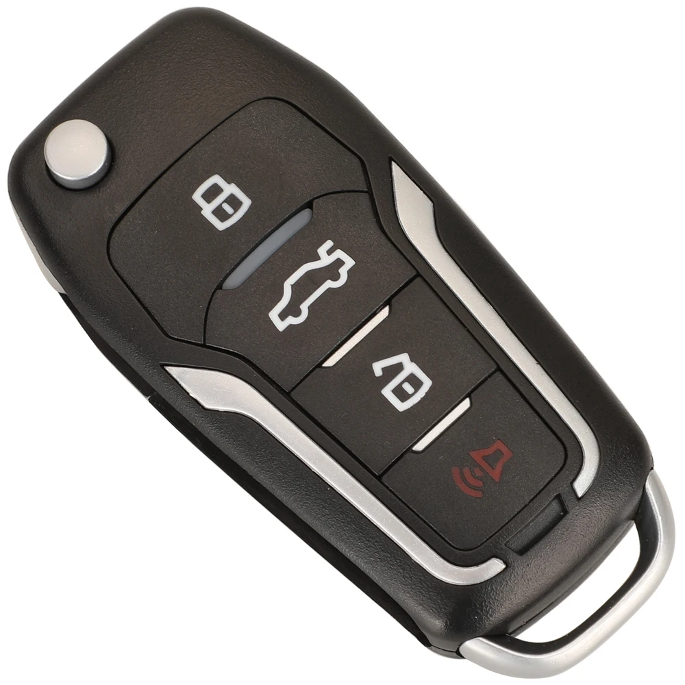 Jingyuqin Modifizierter Fernbedienungs-Autoflipschlüssel 315/433 MHz für Ford F150 Explorer Focus Edge Escape Ranger Mustang Flex Mercury Lincoln