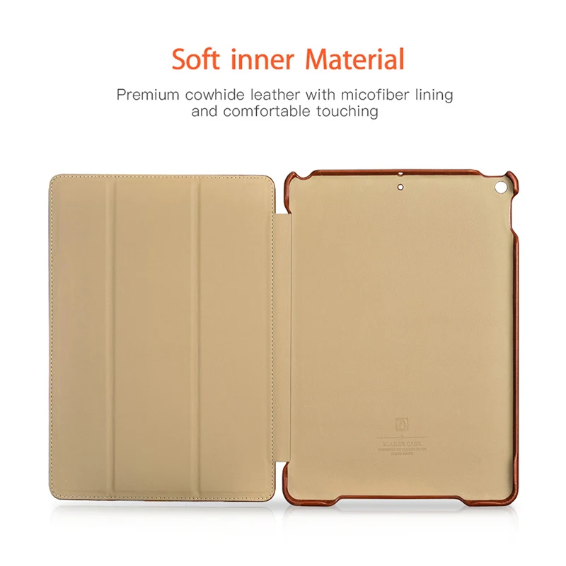 Genuine Leather Case Cover for New Apple iPad Pro 12.9 2022 High Quality Business Flip Cover For iPad Pro 11 2022 iPad Air 2022