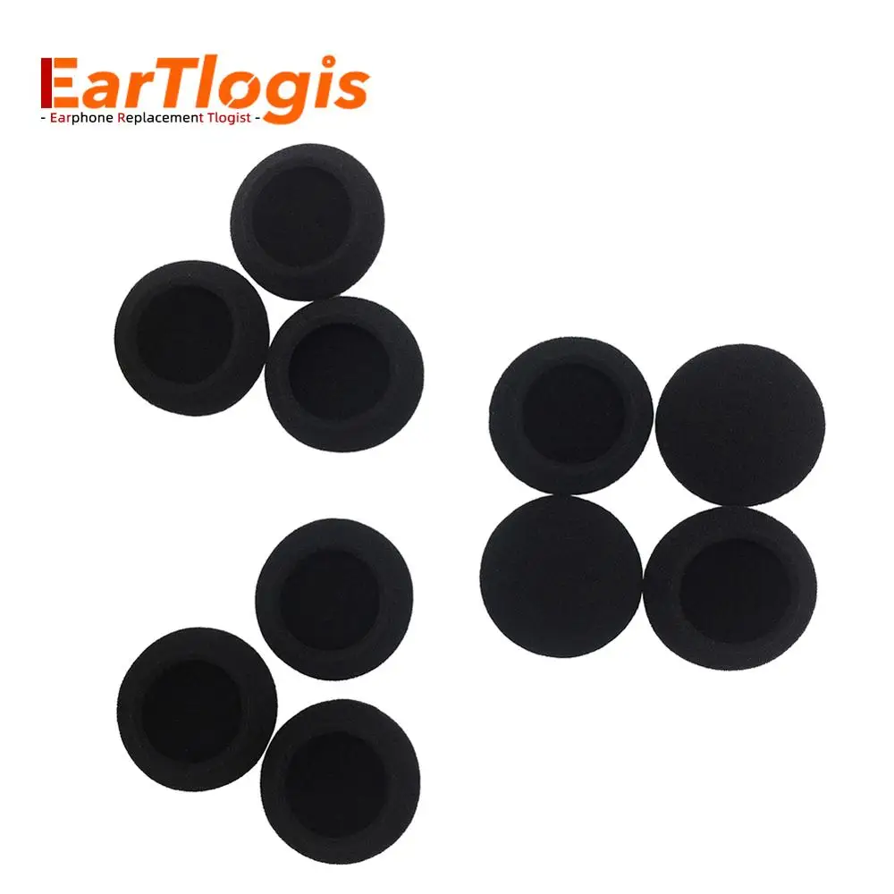 

EarTlogis Sponge Replacement Ear Pads for Panasonic RP HT21 RP-HT21 Headset Parts Foam Cover Earbud Tip Pillow