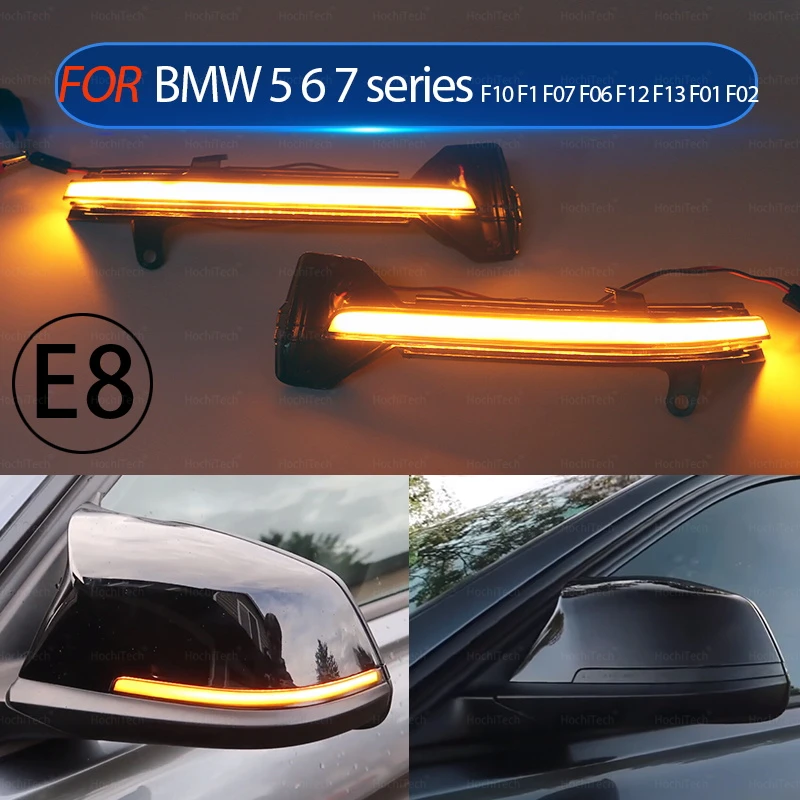 

for BMW 5 6 7 series F01 F02 F03 F07 F10 F11 F12 F13 facelift Rearview Mirror Sequential Lamp Indicating Flash Dynamic Blinker