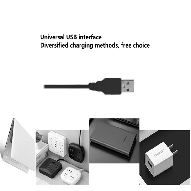 New Arrival Portable USB Recharging Port Folding Dimmable Study Reading Light Magnifier Flexible Arm Welding Study Lamp