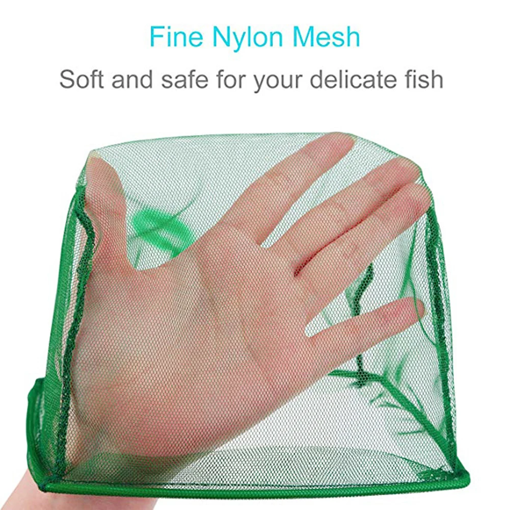 Aquarium Fish Shrimp Quick Catch Net Mesh Fishnet Betta Tetra Fish Net Aquarium Fish Tank Fishing Net Landing Fish Tank Net