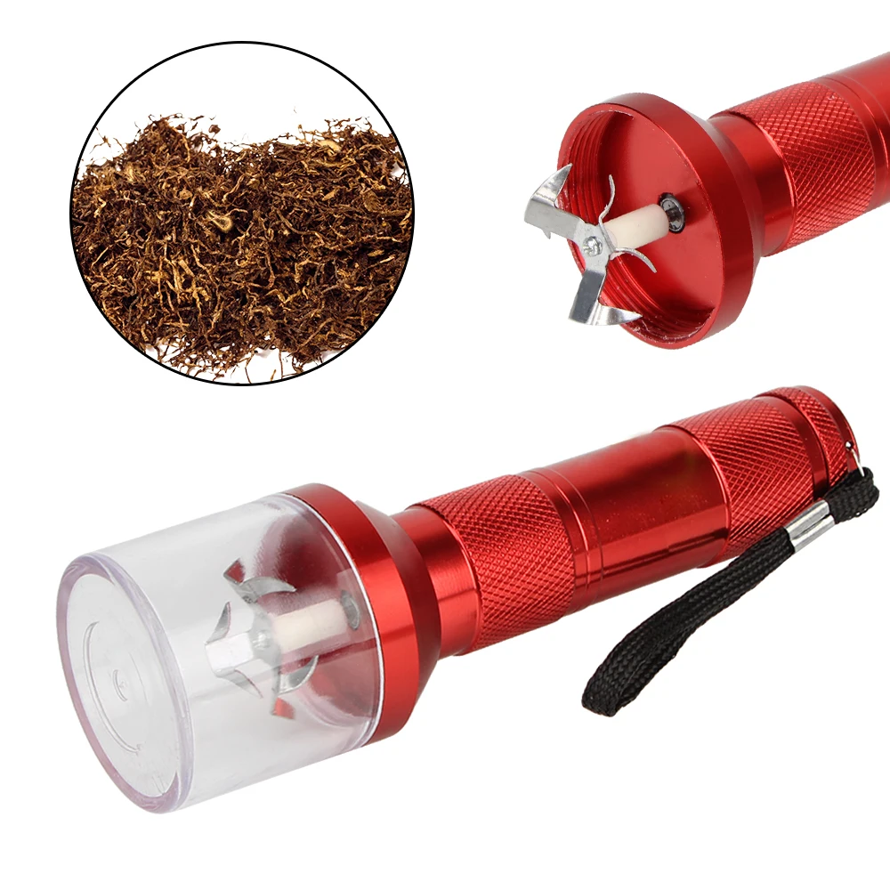 Metal Tobacco Grinder Herb Chopper Crusher Mills Torch Shape Crank Spice Muller Machine Electrical