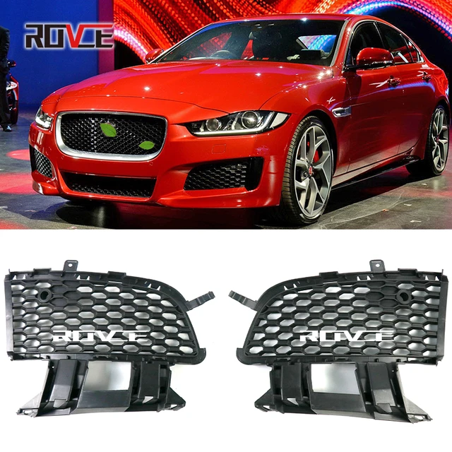 Rovce車フロントグリルメッシュ左 & 右フォグライトランプグリルジャガーxe 3.0 sc 2016-2018 T4N5787 T4N5788  T4N5791 - AliExpress