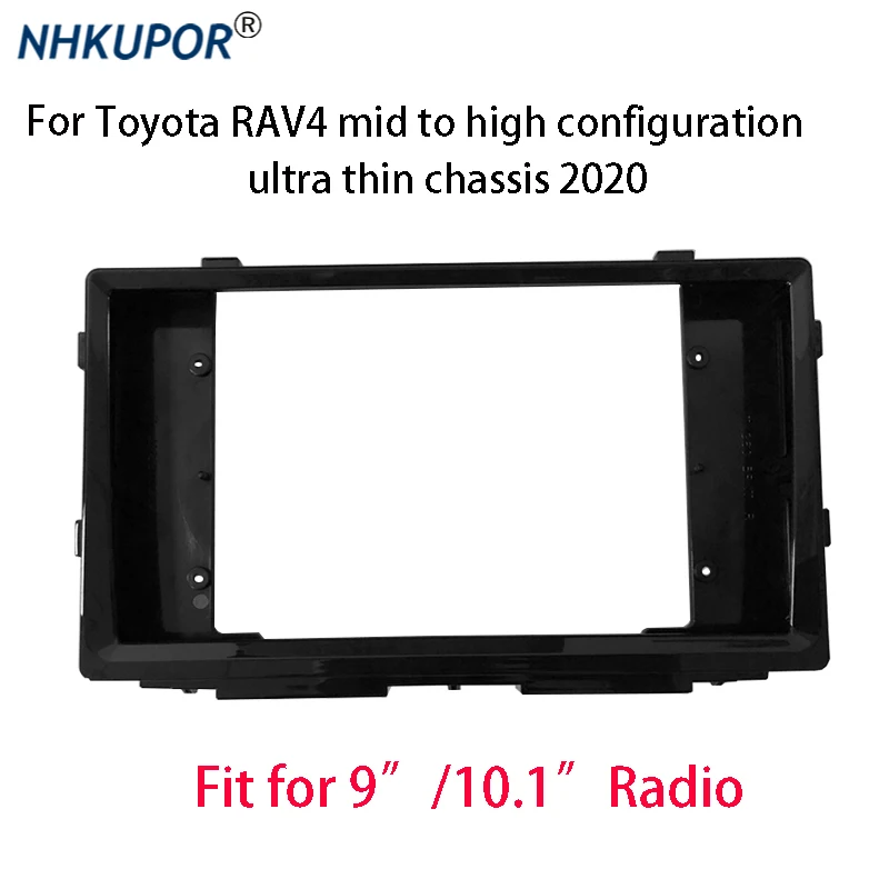 

Big Screen Car Radio Fascia for Toyota RAV4 Mid To High Configuration Ultra Thin Chassis 2020 Frame Kit Center Console Holder