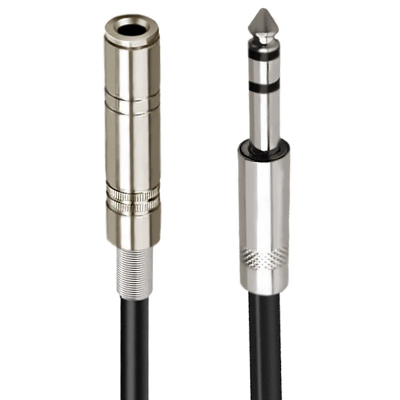 6.35 مللي متر 1/4 بوصة مقبس استريو الفاصل مهائي كابلات الرصاص التوصيل لمضاعفة 6.35 مللي متر مآخذ