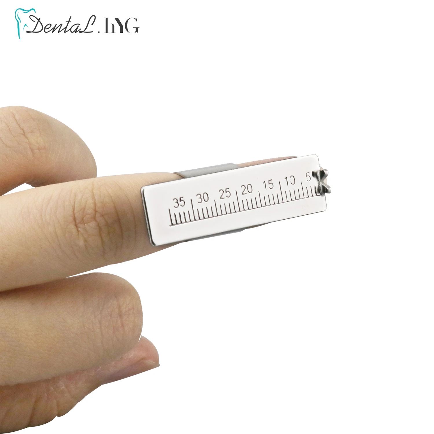 1PC Dental Finger Ring Ruler Scale Stainless Steel Dentist Root Canal File Measuring Measurement Tool for Endodontic Files Gauge