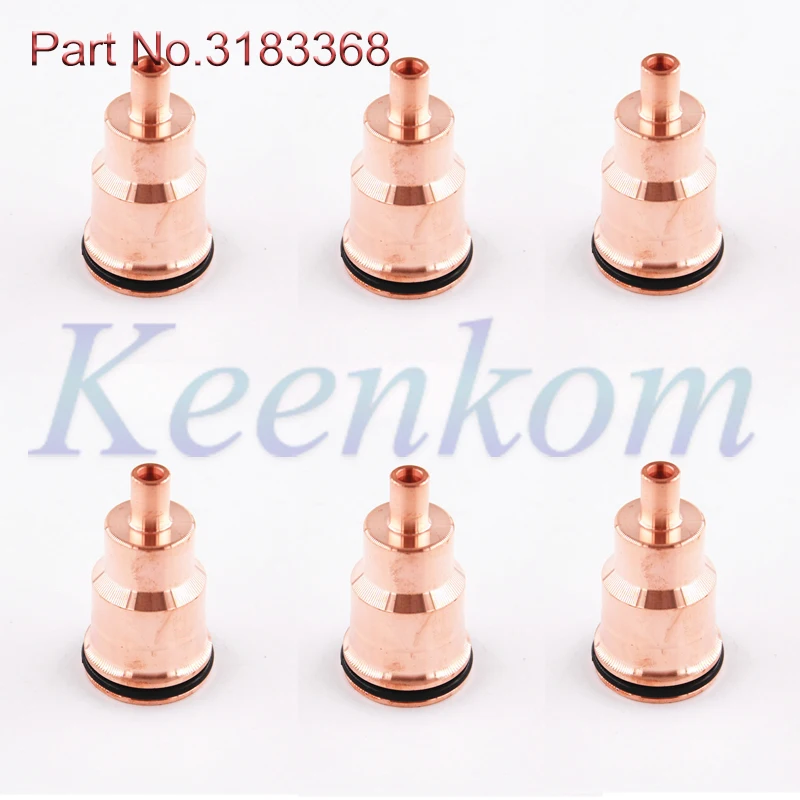 

3183368 6PCS NEW INJECTOR SLEEVE TUBE COPPER FOR VOLVO D12 D13 16 MACK MP7/8/10