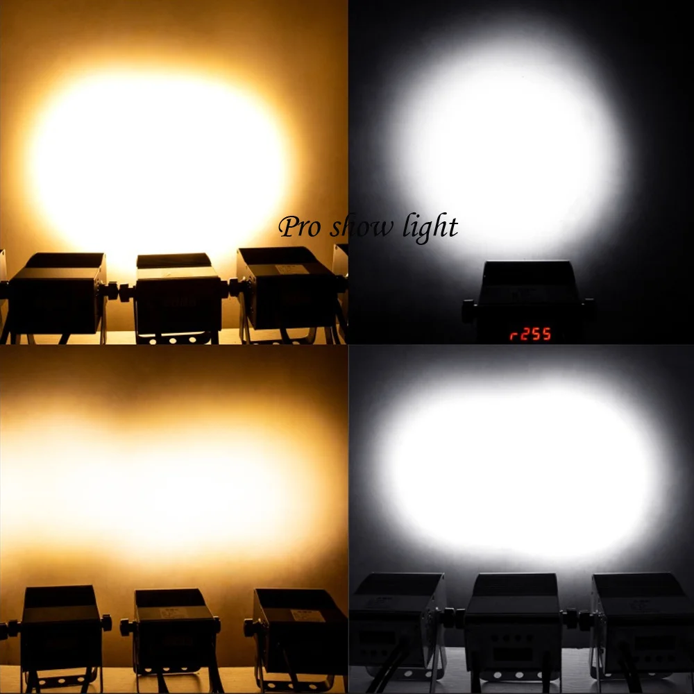 Luce del pubblico 100W COB LED Par Light bianco caldo o bianco puro faretto a LED per Controller Dj DMX Stage Lighting Wedding Party