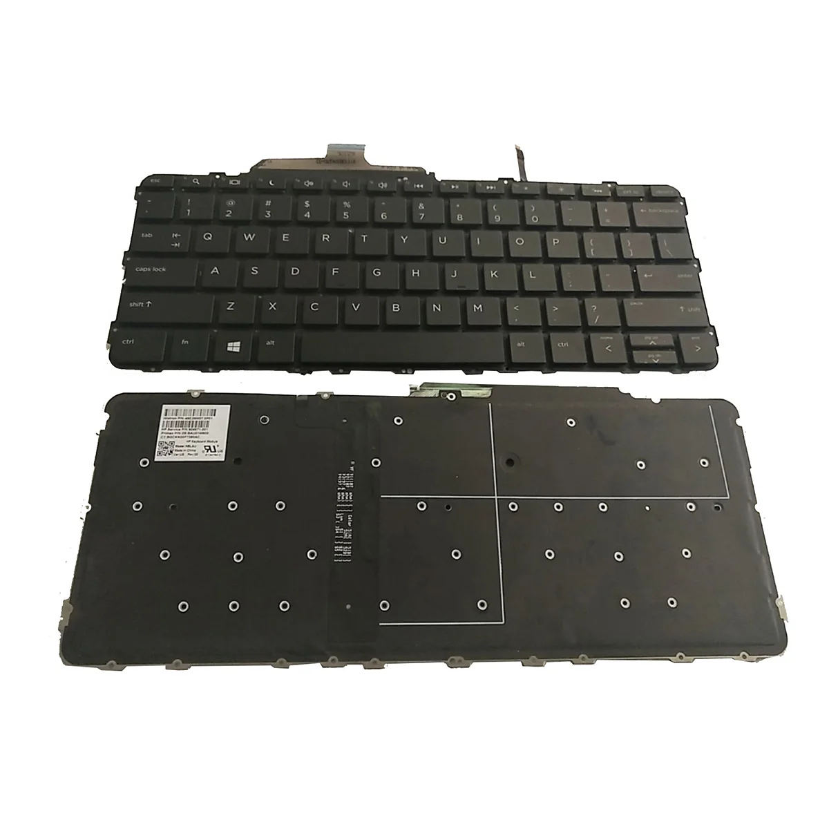 New US Keyboard For HP Folio G1 Laptop Backlit & NO Frame Black