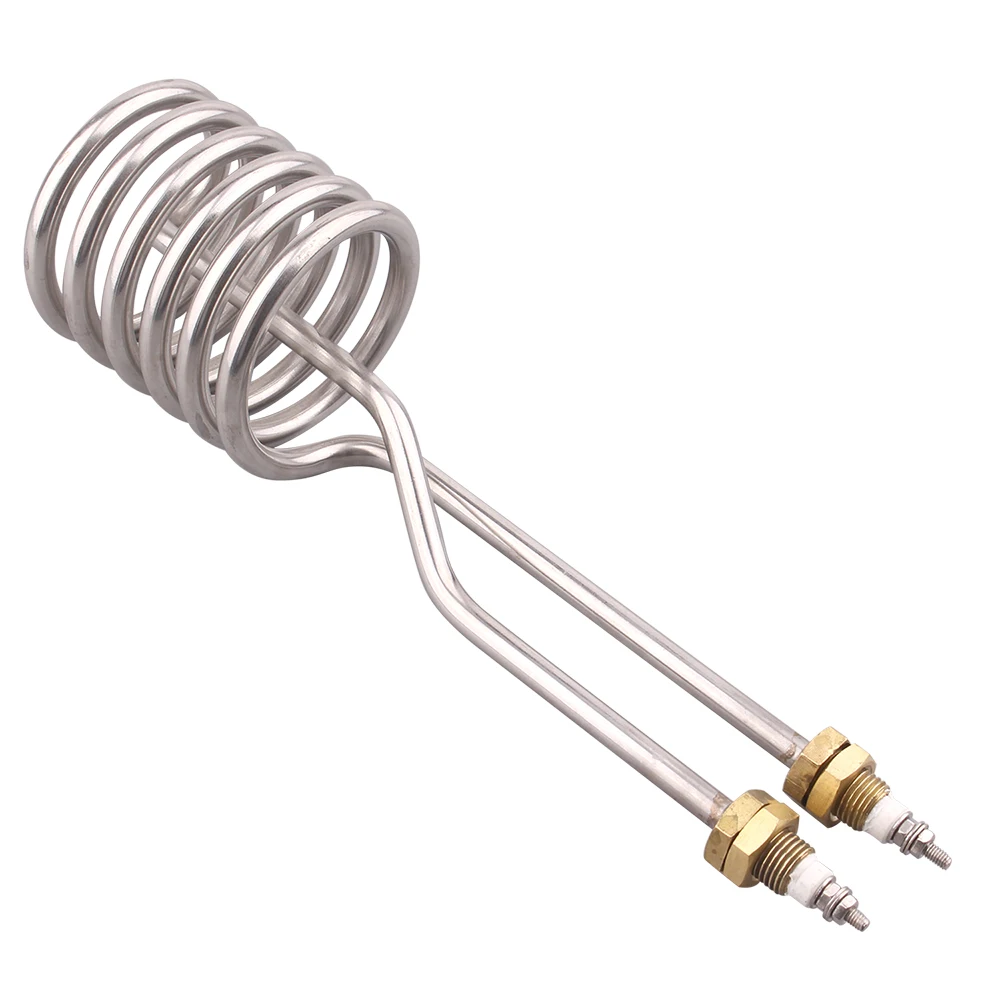 DERNORD 나선형 전기 가열 요소, M14 스레드, SUS304, 싱킹 워터 히터, 2.5kw, 220V