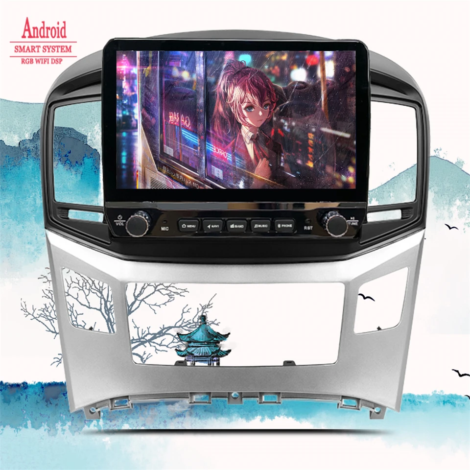 Car Multimedia Player For Hyundai H1 Grand Starex 2015 2016 17 Radio Cassette 2 Din Android 13.0 Radio Stereo Navigation GPS DVD