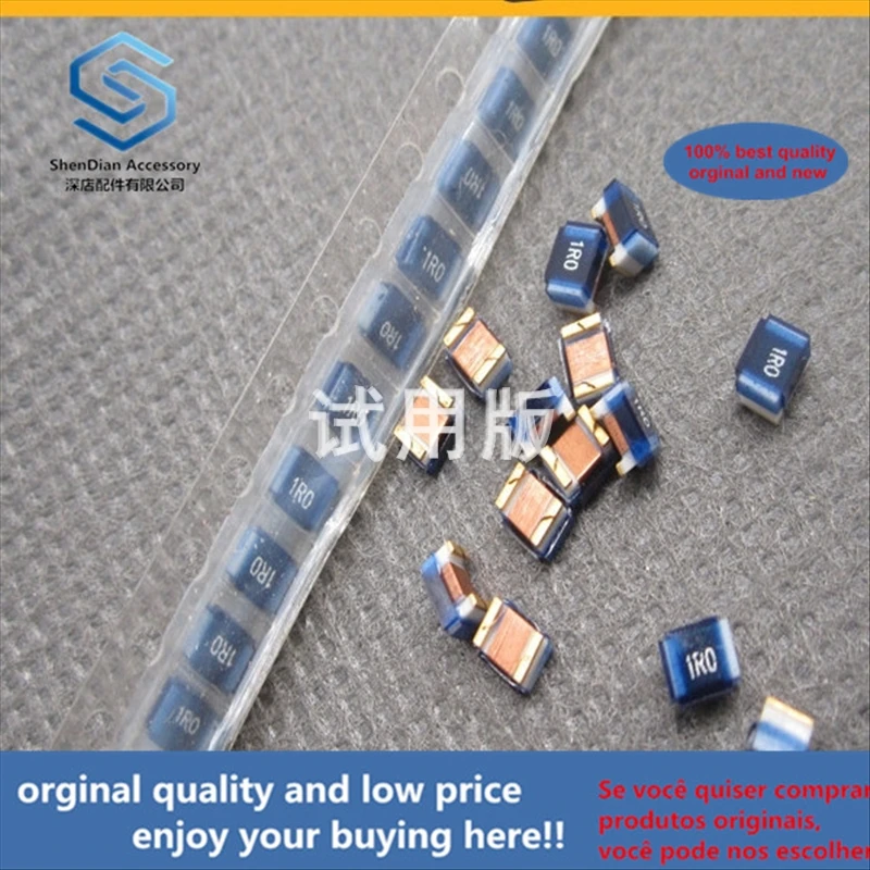 50pcs 100% orginal new best quality FHW1008UC1R0JGT 2520 1uH 320mA RF wound inductor SMD ceramic core