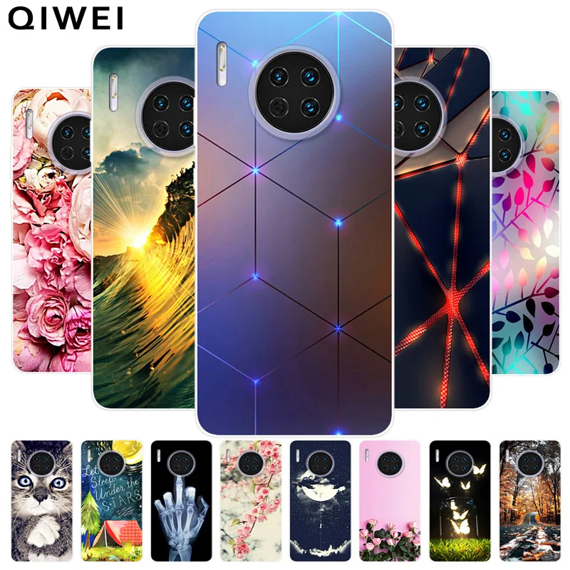 For Huawei Y9a Case 6.63\'\' Cute Fashion Cute Soft TPU Silicone Back Cover For Huawei Y9A Phone Cases For HuaweiY9a Y 9A Fundas