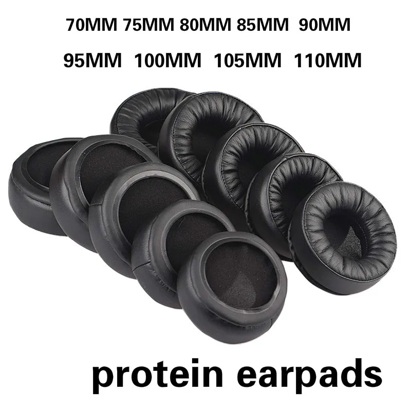 Universal แผ่นรอง70มม.75มม.80มม.85มม.90ซม.95มม.100มม.105มม.110mm หนาแผ่นรองหูฟังหูฟัง Cushion