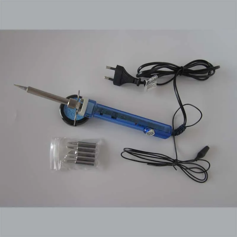 220V 60W Adjustable Constant Temperature Electric Soldering Iron Transparent Handle Anti-static YIHUA 908