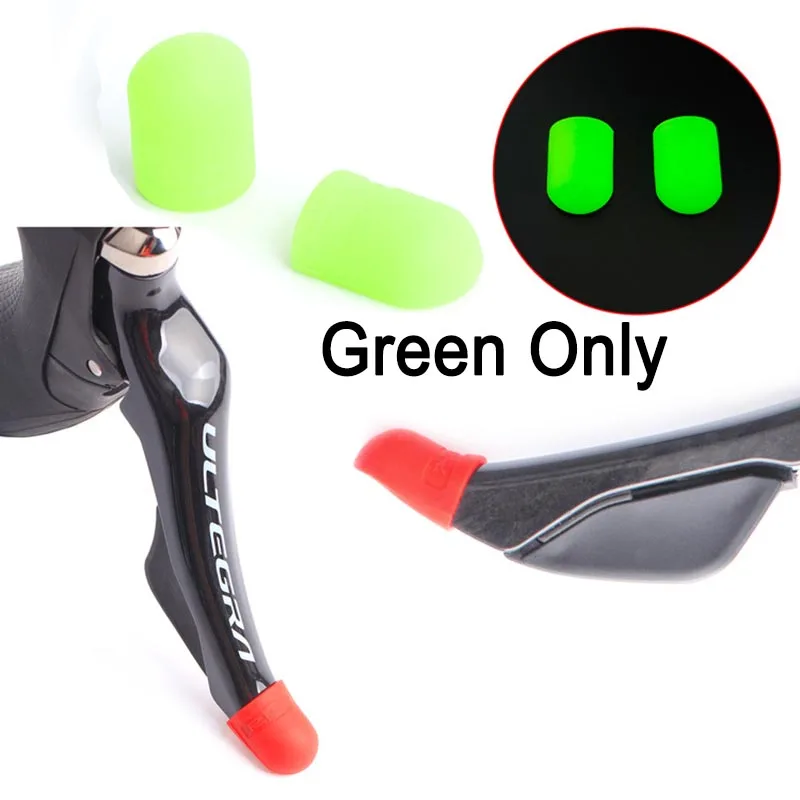 1 Pair Mountain Bike Handle Bar Grip Wrap Bicycle Brake Lever Non-slip Silicone Cover Protector Removable Handlebar Grip Cover