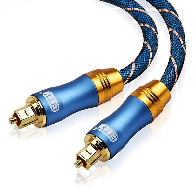 New 5.1 Digital Optical Audio Toslink Cable Fiber Optic Audio Cable 1m 1.5m 2m 3m 5m for Hi-Fi DVD TV