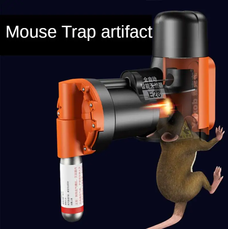 

Automatic Humane Non-Toxic Rat and Mouse Trap Kit Rat Mouse Multi-catch Trap Machine With CO2 Cylinders Humane Non-toxic Smart