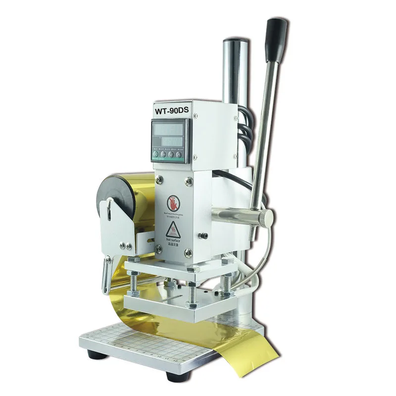 Hot stamping machine With bracket 10*13CM stamping /indentation Machine leather Wood Paper Marking Press Machine  110V/220V