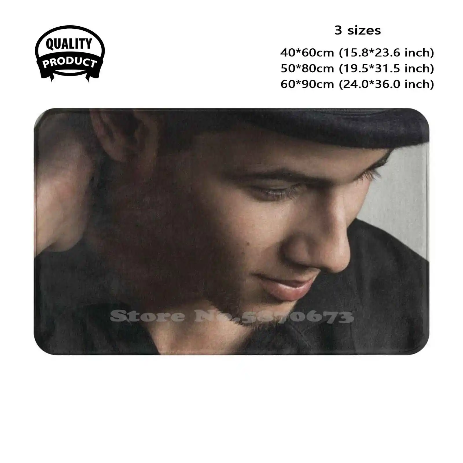 Nick Jonas | Cool Merch Of Nick Jonas Soft Cushion Home Carpet Door Mat Car Rug Nick Jonas Music Love Pop Cool Funny Fanboy