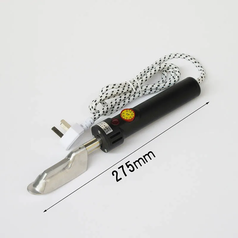 Degree adjustable mini electric iron for leather clothes 220V 150W 50-350C Leathercraft smooth tool