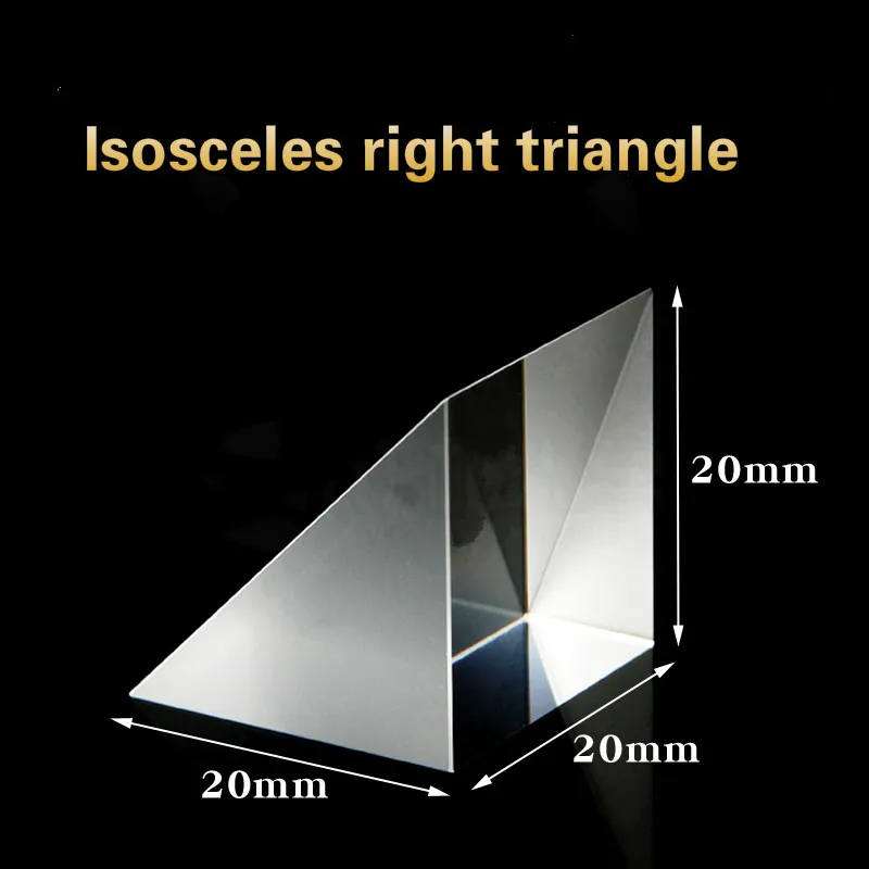 Spectral Optics Optical Glass Triangular Spot Isosceles Right Triangle