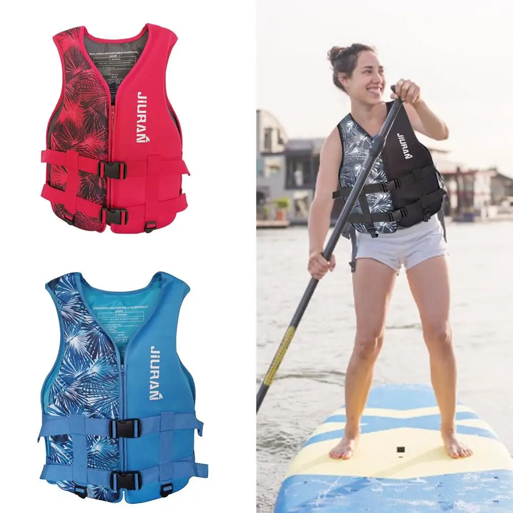 20-75kg Universal Outdoor Sports Swimming Boating Skiing Driving Vest Survival Suit Polyester Life Jacket For Adult Children