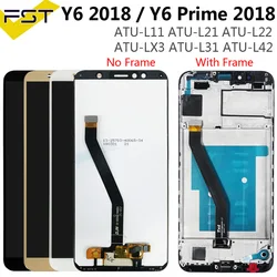 5.7 inch For Huawei Y6 2018 ATU-L11 ATU-L21 ATU-L22 ATU-LX3 For Y6 Prime 2018 Full LCD DIsplay + Touch Screen Digitizer Assembly