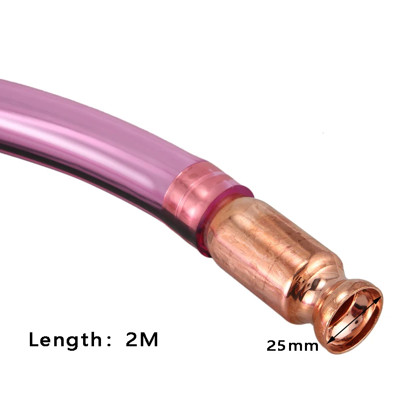 25mm x 2M PVC Fuel Siphon Hose Copper Jiggler Jiggle Siphon Pump Water Pipe