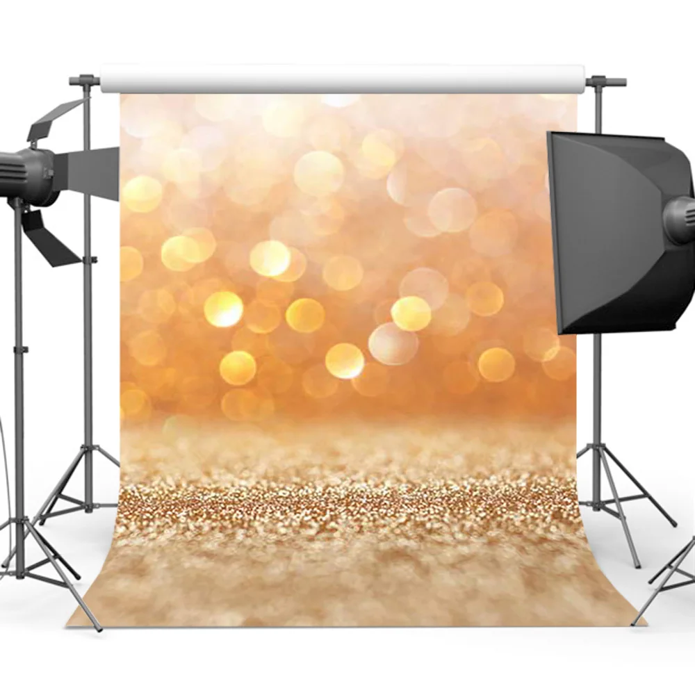 

MOCSICKAOrange Background for Photography Bokeh Backdrops for Party Props Children Photo Shoot HG-316