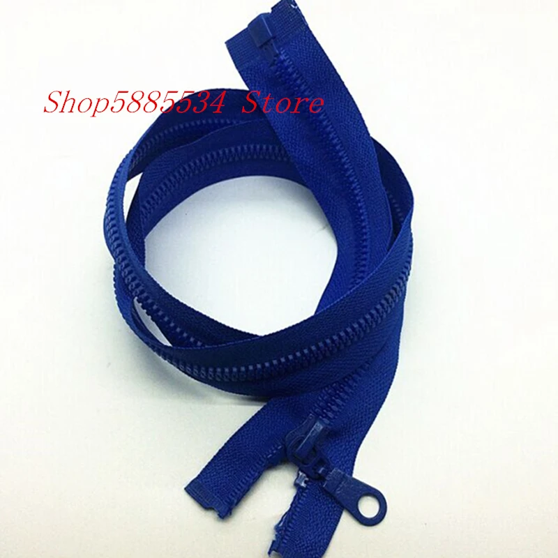 

1/2/5PCS 5#28 Inch (70cm) deep blue Separating Jacket Zippers Sewing Heavy Duty Plastic Zippers Bulk process open-end