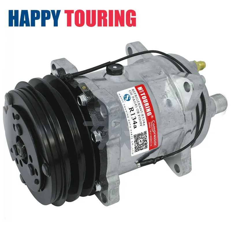 

Sanden 508 SD508 SD5H14 6630 4536 6676 auto car a/c ac compressor for Ford New Holland 1106-7004 5110 5610 6410 6610 6710 6810