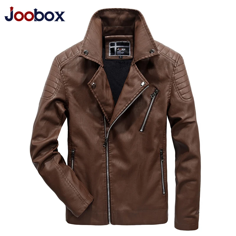 Novel New Men leather jackets coats British classic casual motorcycle leather jacket chaqueta cuero hombre Plus Size L-5XL