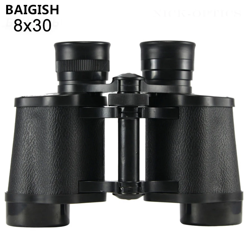 Baigish 8x30 Russian Binocular 8.5° Wide Anger Professional Military Telescope Lll Night Vision HD Binoculars for Hunting Travel