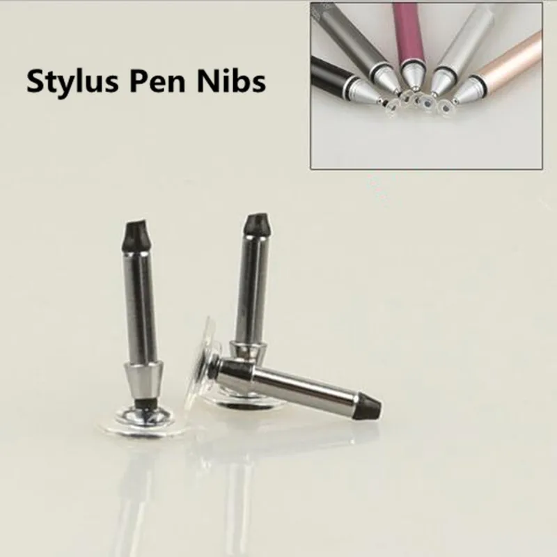 10 Pcs/Lot Stylus Pen Replacement Disc Tips Precision Round Shape Replaceable for Touch Screen Devices