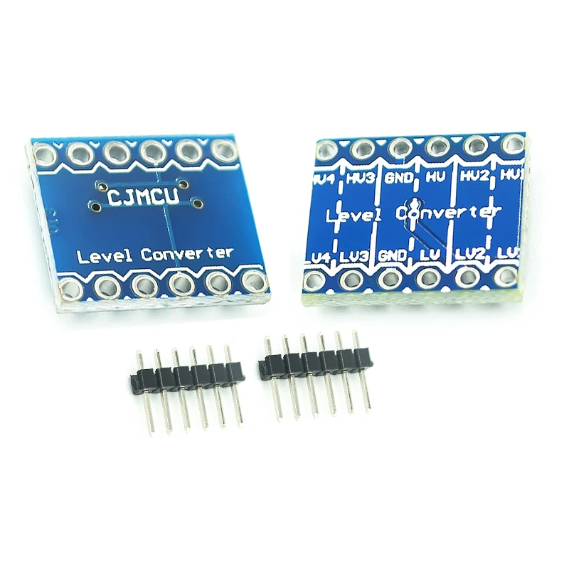 Convertidor de nivel lógico IIC I2C, módulo bidireccional, 2 canales, 4 canales, 3,3 V a 5V, cambiador para Arduino, 10 Uds.