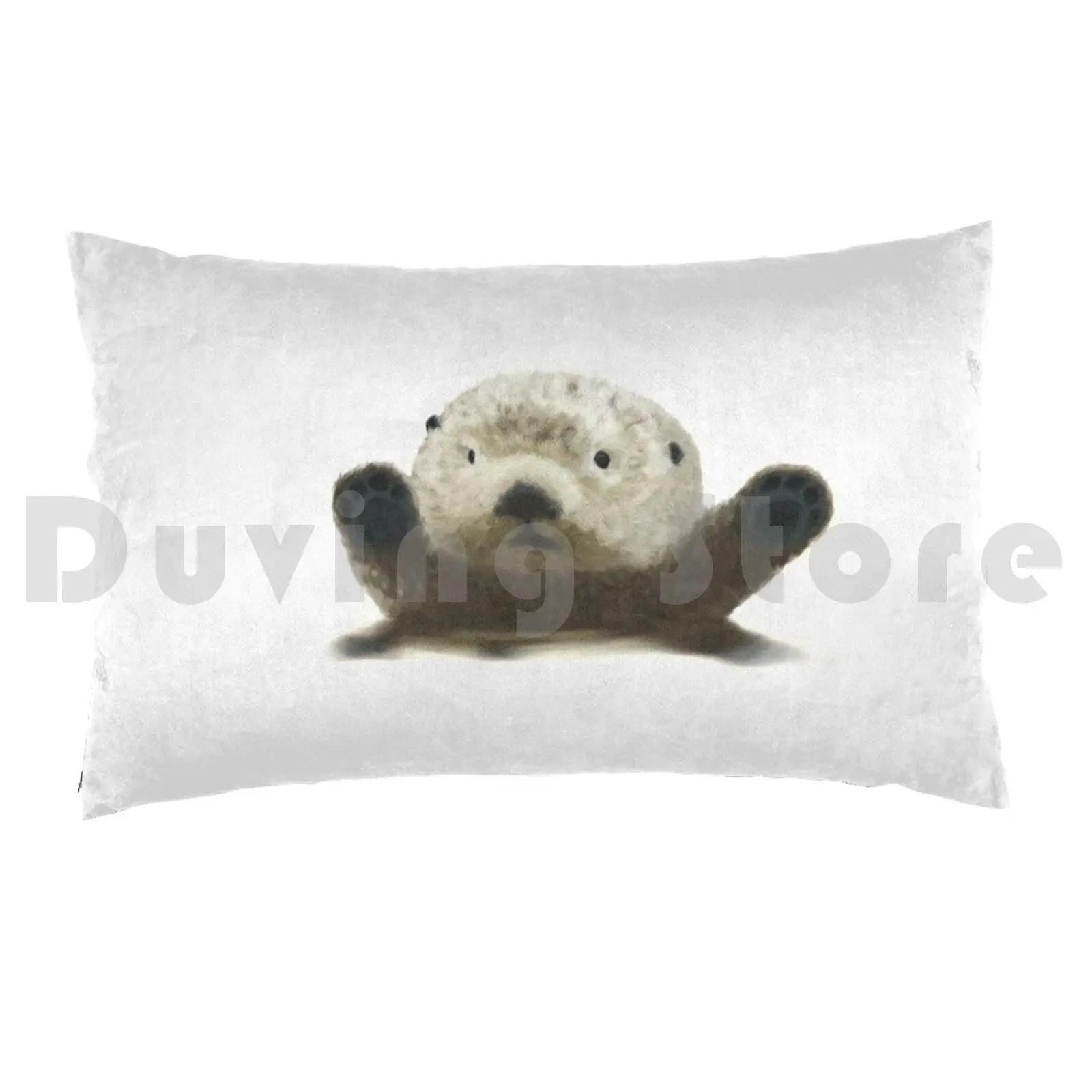 Sea Otter Pillow Case Printed 50x75 Sea Otter Otter Cute Otter Otter Pup Baby Otter Otter Kitten Marine