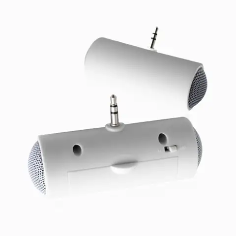 미니 스테레오 스피커 MP3 플레이어 앰프 스피커 iPhone iPod Android MP3 MP4 용 3.5mm 커넥터가있는 스마트 폰용
