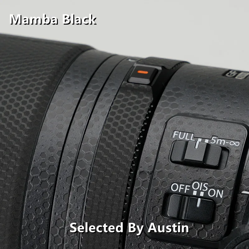 Naklejka Decal obiektywu dla Fuji GF 100-200 f5.6 Protector folia owijająca płaszcz pokrowiec owijający