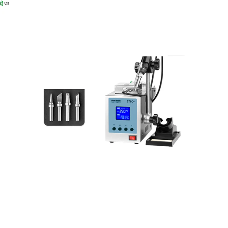 

automatic machine to send tin electric iron set digital display constant temperature 376 handle foot-type soldering station